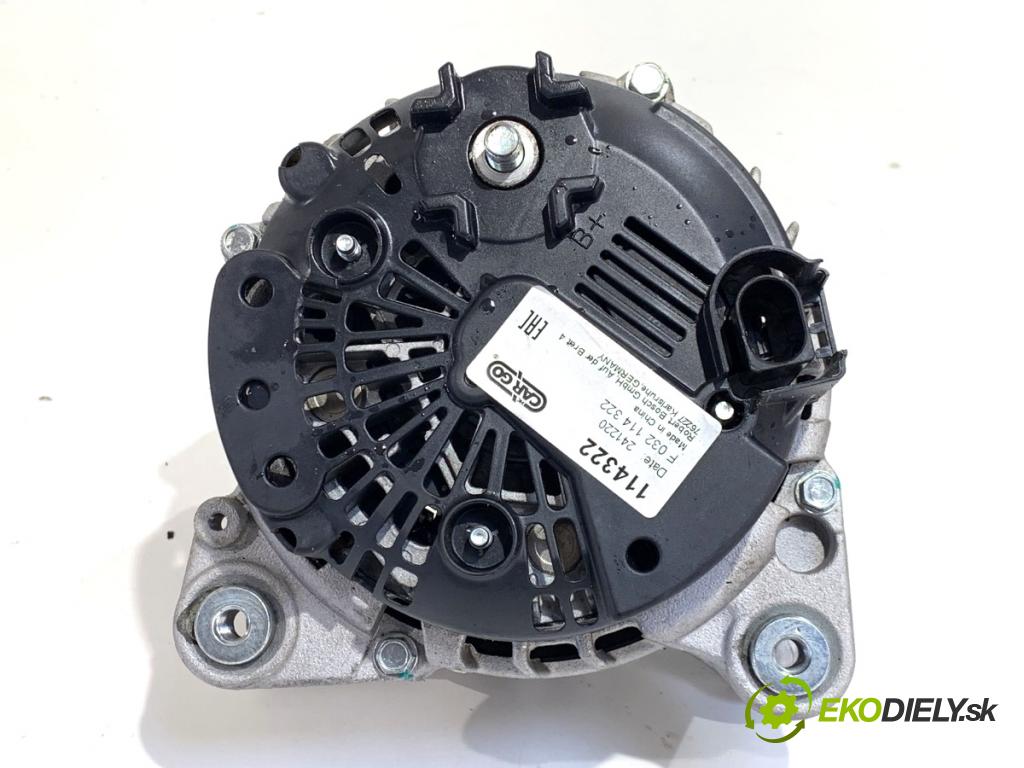 SKODA SUPERB III liftback 2018 110 kW 2.0 TDI 1968 Alternátor 114322 (Alternátor)