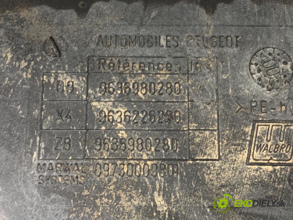 PEUGEOT 607 sedan 2001 98 kW 2.2 HDi 2179 nádržka DPF 9636980280