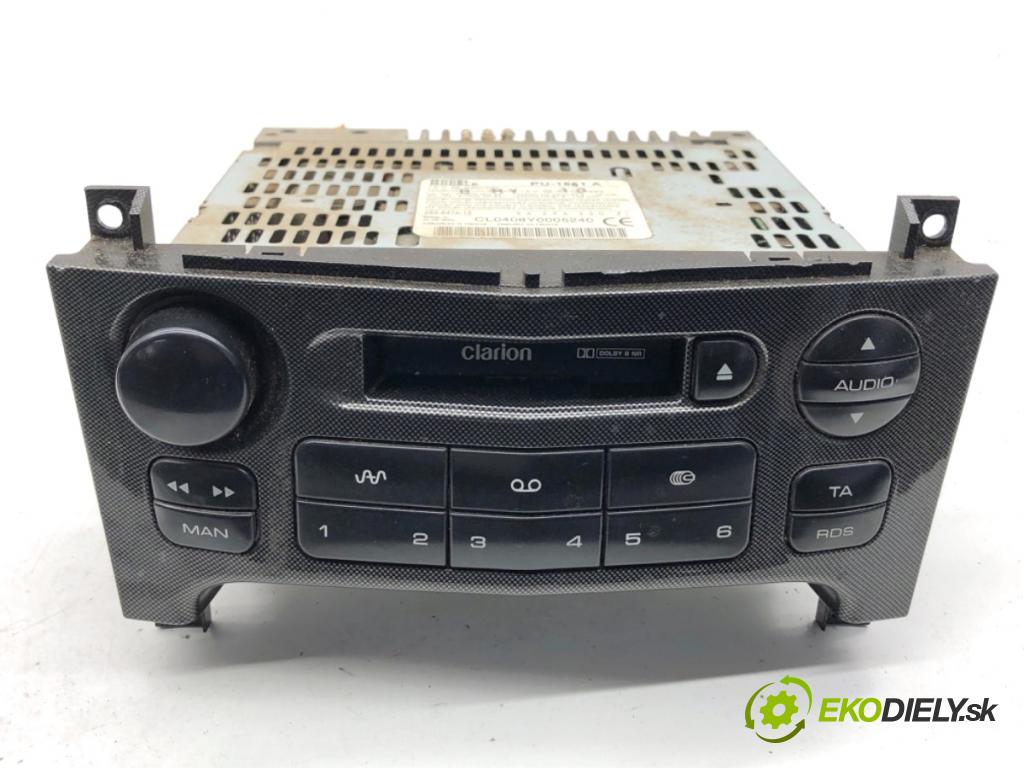 PEUGEOT 607 sedan 2001 98 kW 2.2 HDi 2179 RADIO 96296330 (Audio zařízení)