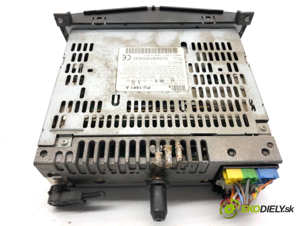 PEUGEOT 607 sedan 2001 98 kW 2.2 HDi 2179 RADIO 96296330 (Audio zariadenie)