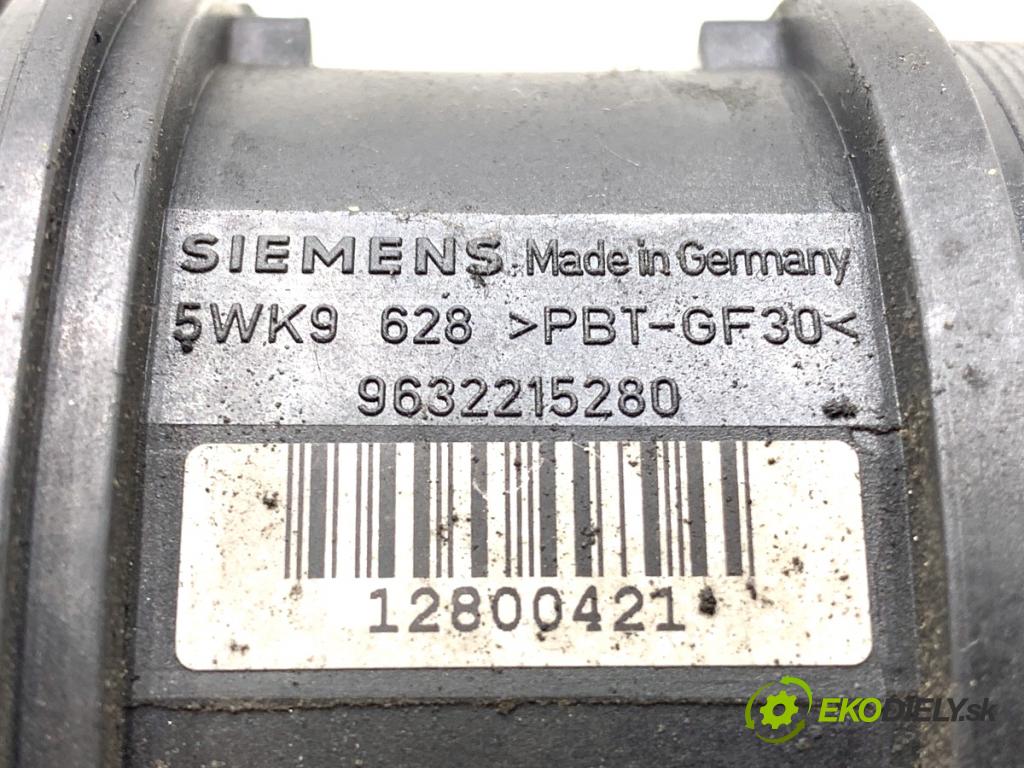 PEUGEOT 607 sedan 2001 98 kW 2.2 HDi 2179 Váha vzduchu 9632215280 (Váha vzduchu)