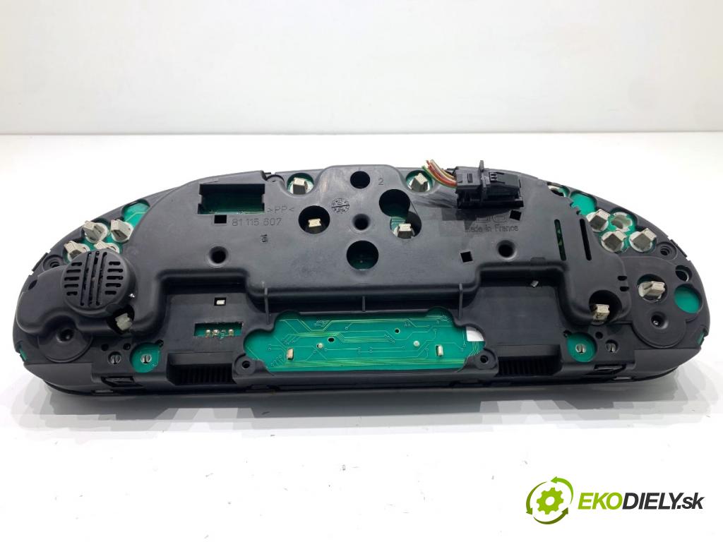 PEUGEOT 607 sedan 2001 98 kW 2.2 HDi 2179 prístrojovka 9639118780 (Přístrojová deska)