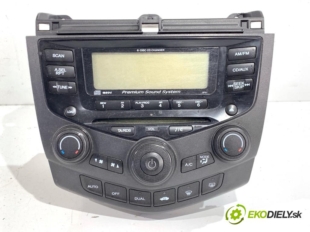 HONDA ACCORD VII sedan 2004 103 kW 2.2 i-CTDi (CN1) 2204 RADIO 39050-SEF-G220-M1 (Audio zariadenie)