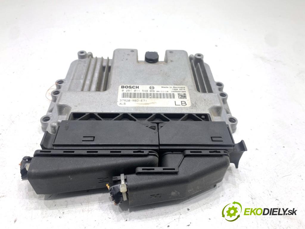 HONDA ACCORD VII sedan 2004 103 kW 2.2 i-CTDi (CN1) 2204 riadiaca jednotka Motor 0281011548 (Riadiaca jednotka)