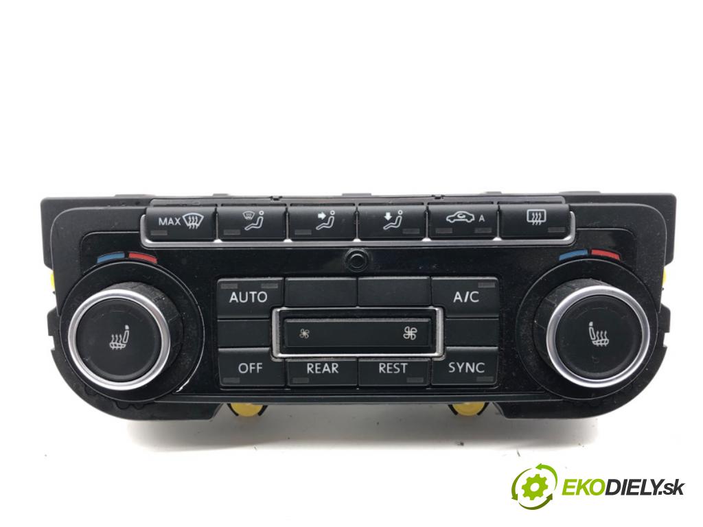 VW TRANSPORTER T5 Autobus 2015 103 kW 2.0 TDI 1968 Panel ovládaní topení 7E5907040AC (Páčky pod volantem)