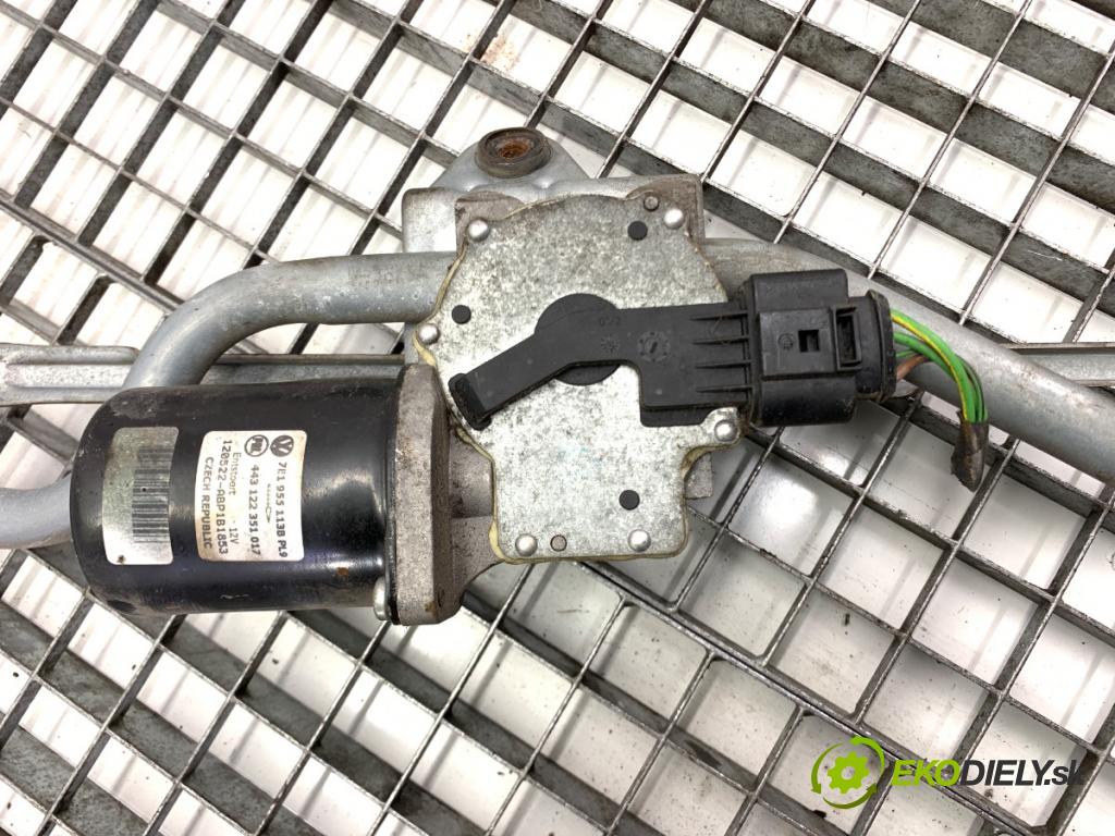 VW TRANSPORTER T5 Autobus 2015 103 kW 2.0 TDI 1968 Mechanizmus stieračov predný 7E1955113B (Motorček stieračov predný)