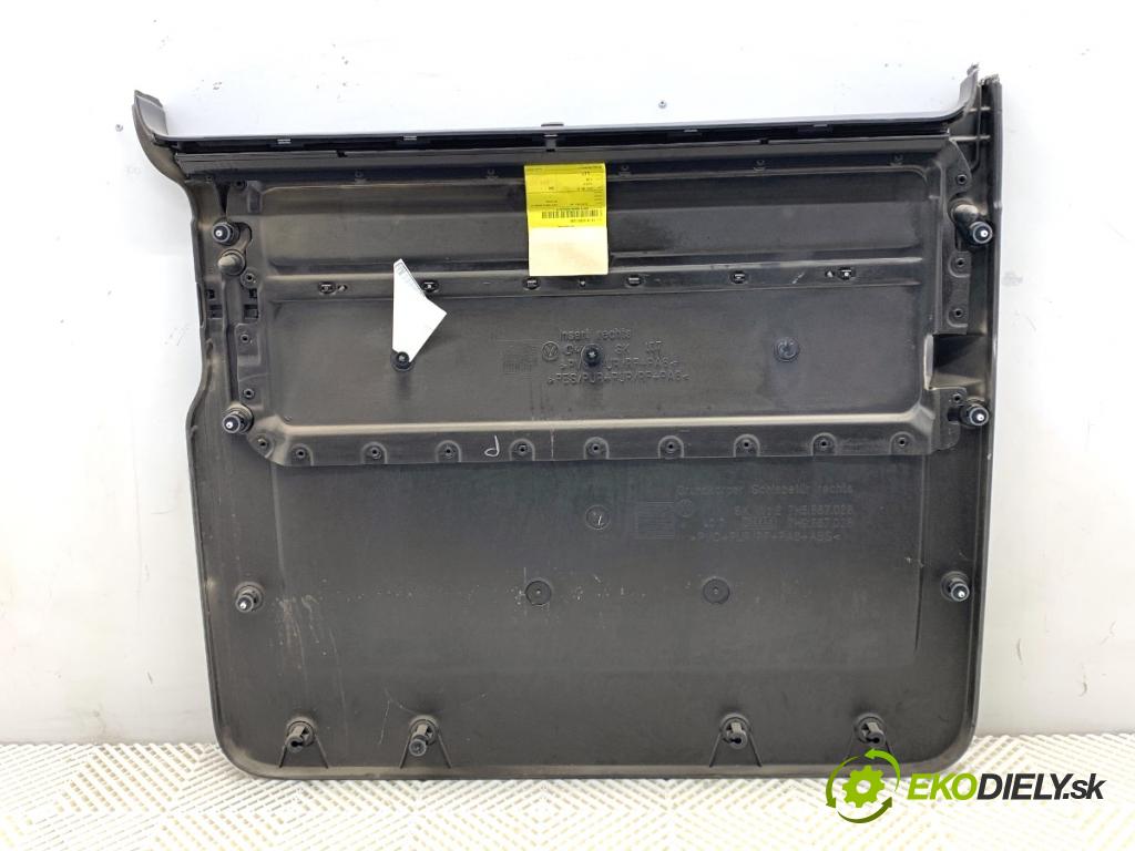 VW TRANSPORTER T5 Autobus 2015 103 kW 2.0 TDI 1968 čalúnenie Dvere pravy zad Roleta 7H5867028