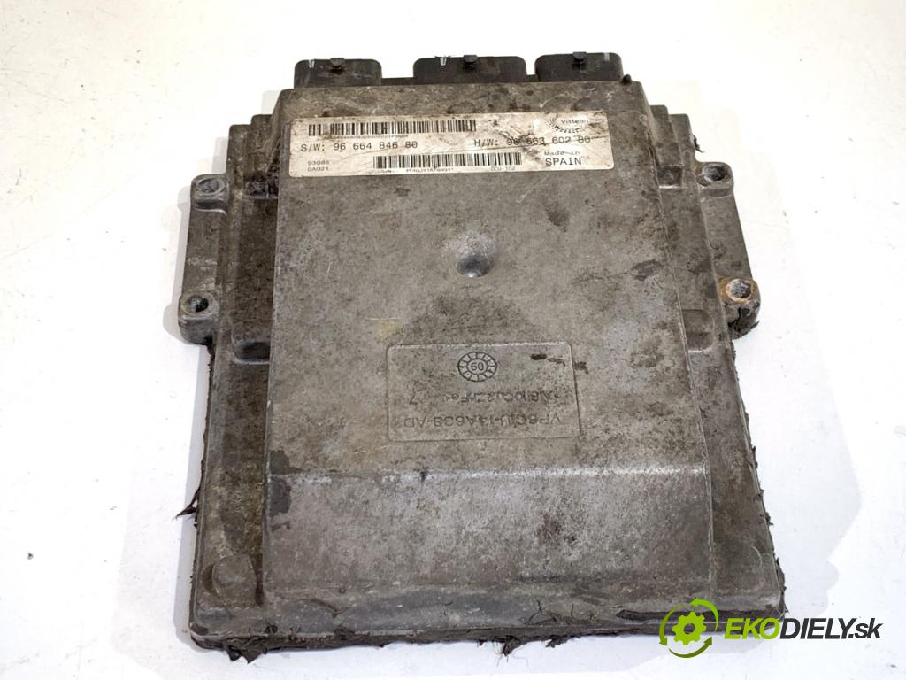 PEUGEOT BOXER II Platforma / podwozie 2010 88 kW 2.2 HDi 120 2198 řídící jednotka motora 9666484680 (Řídicí jednotka)