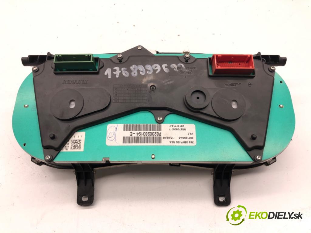 RENAULT TRAFIC II Autobus 2009 84 kW 2.0 dCi 115 1995 prístrojovka 8200283194 (Přístrojová deska)