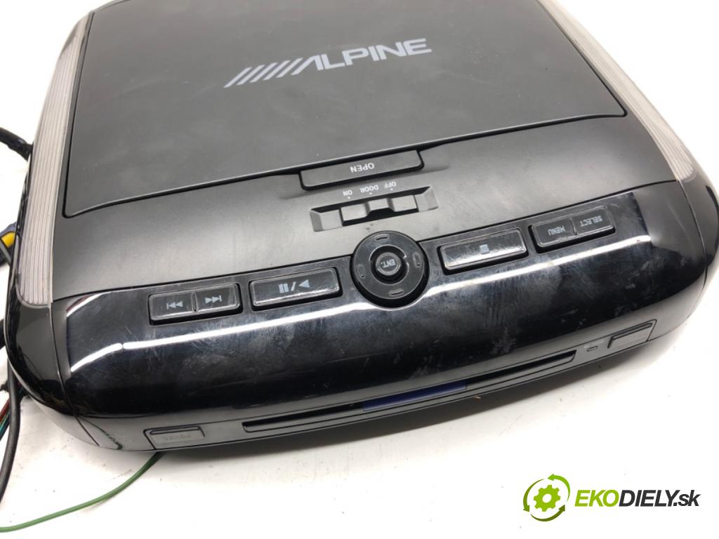 VW TRANSPORTER T5 Autobus 2015 103 kW 2.0 TDI 1968 obrazovka EKRAN slot DVD LCD ALPINE: PKG-2100P TMX-R2100