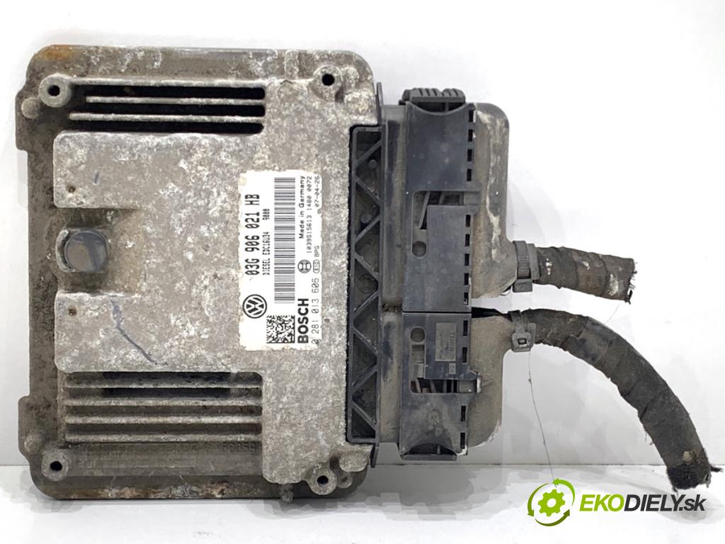 VW GOLF V Kombi 2007 77 kW 1.9 TDI 1896 řídící jednotka motora 03G906021HB (Řídicí jednotka)