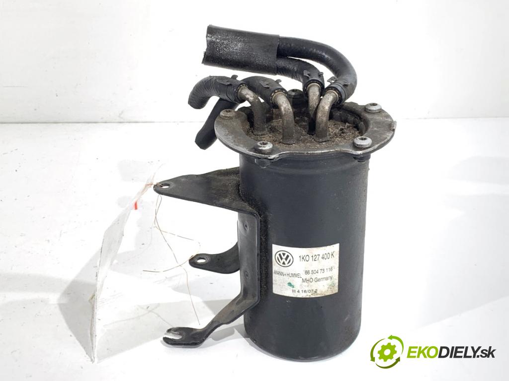 VW GOLF V Kombi 2007 77 kW 1.9 TDI 1896 Obal filtra paliva 1K0127400K (Obal palivového filtra)