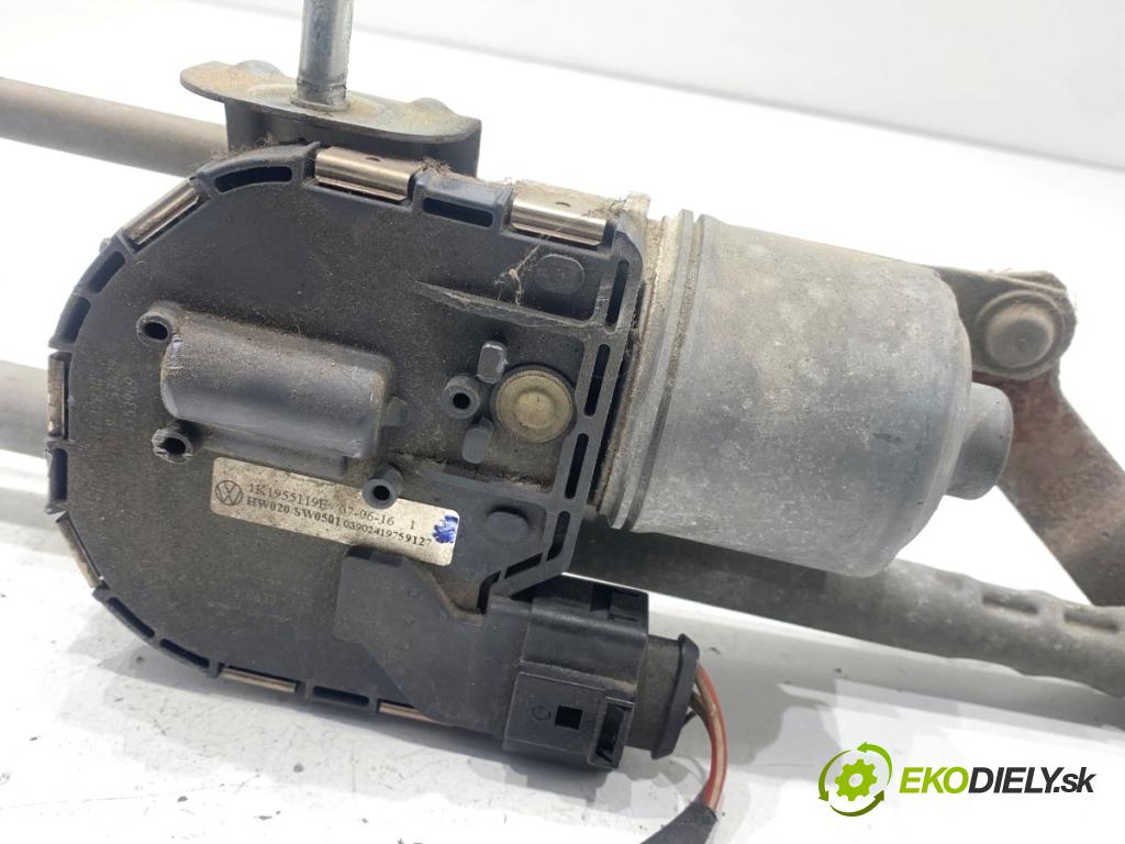 VW GOLF V Kombi 2007 77 kW 1.9 TDI 1896 Mechanizmus stieračov predný 1K1955023G (Motorček stieračov predný)