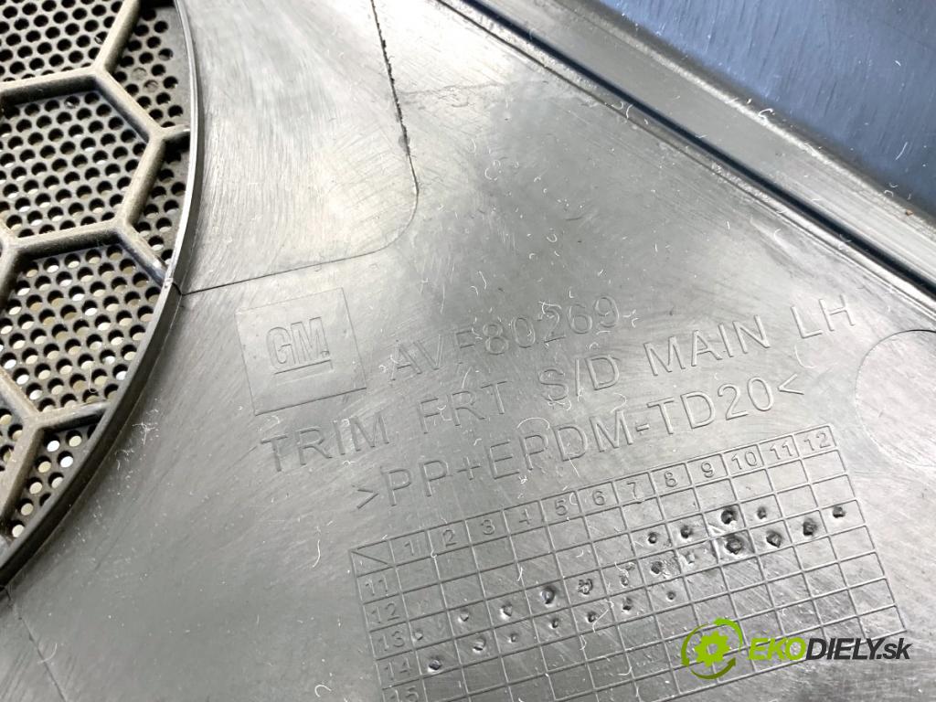 OPEL MOKKA SUV 2014 96 kW 1.7 CDTI (_76) 1686 čalúnenie Dvere ľavy predný