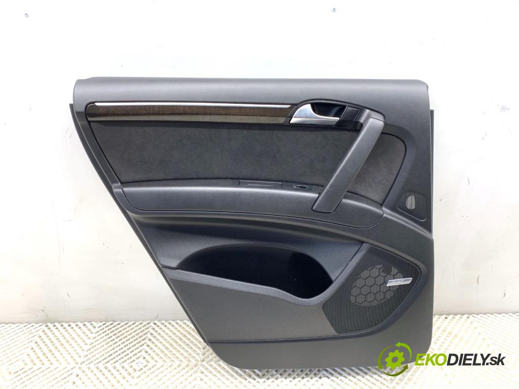 AUDI Q7 4L SUV 2009 176 kW 3.0 TDI quattro 2967 ča dveře levý zadní část 