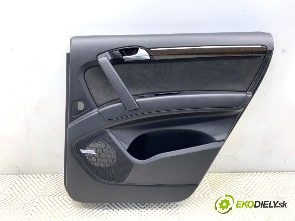 AUDI Q7 4L SUV 2009 176 kW 3.0 TDI quattro 2967 čalúnenie Dvere pravy zad 