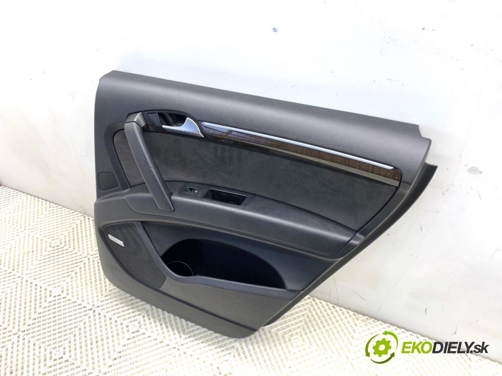 AUDI Q7 4L SUV 2009 176 kW 3.0 TDI quattro 2967 čalúnenie Dvere pravy zad