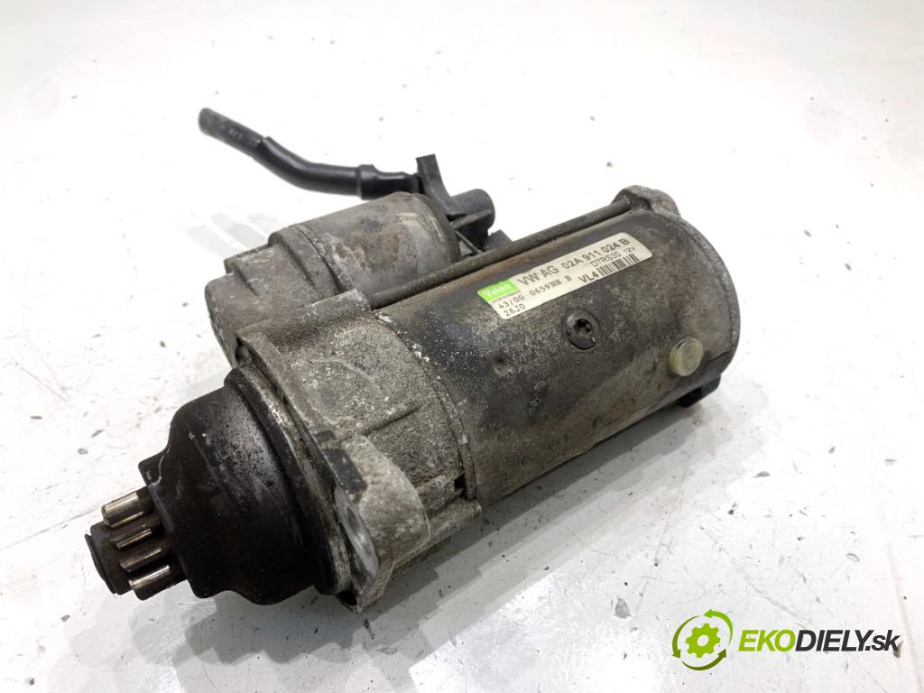 AUDI A3 8L liftback 2000 66 kW 1.9 TDI 1896 startér 02A911024B (Startér)