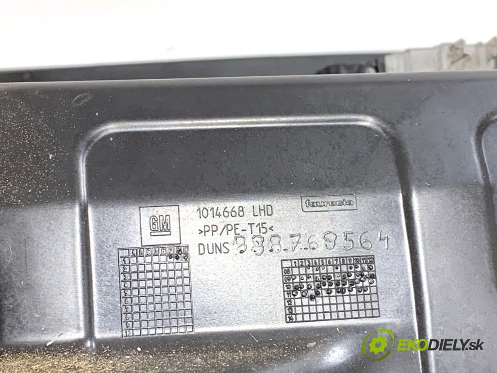 OPEL INSIGNIA A Kombi 2011 162 kW 2.0 Turbo (35) 1998 Priehradka, kastlík spolujazdca 1014668 (Priehradka (kastlík))