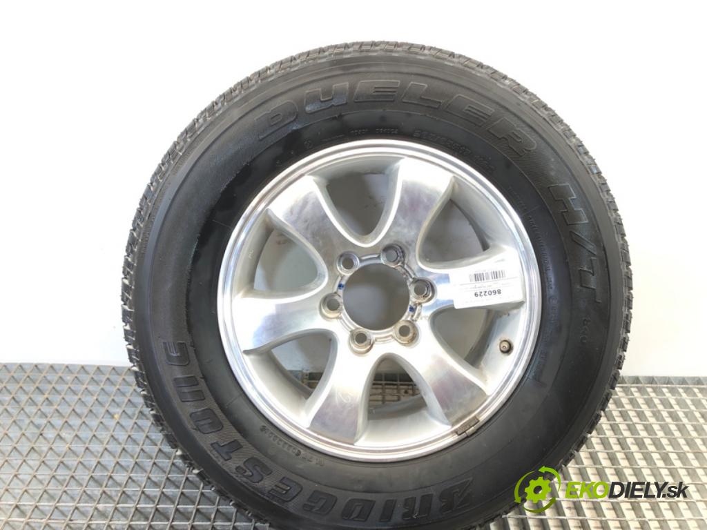 TOYOTA LAND CRUISER J12 samochód terenowy zamknięty 2006 127 kW 3.0 D-4D (KDJ120, KDJ125, KDJ121) 2982 kolo komplet 17 7,5J 6X139 105 ET30 265/65/17 
