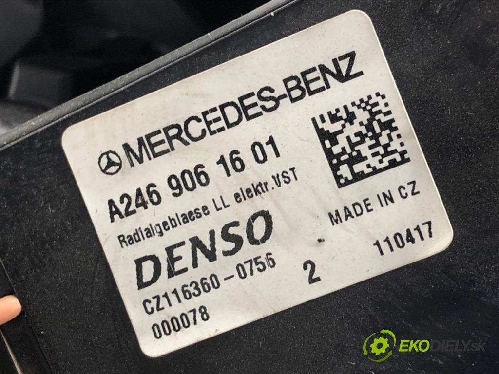 MERCEDES-BENZ CLA coupe coupe 2017 80 kW CLA 180 CDI / d (117.312) 1461 ventilátor kúrenia A2469061601
