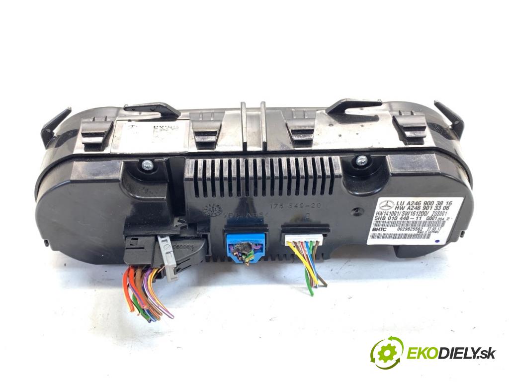 MERCEDES-BENZ CLA coupe coupe 2017 80 kW CLA 180 CDI / d (117.312) 1461 Panel ovládaní topení A2469003816 (Páčky pod volantem)