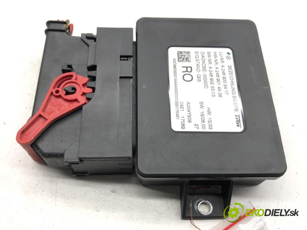 MERCEDES-BENZ CLA coupe coupe 2017 80 kW CLA 180 CDI / d (117.312) 1461 modul brzdy ruční brzdy A2469003417