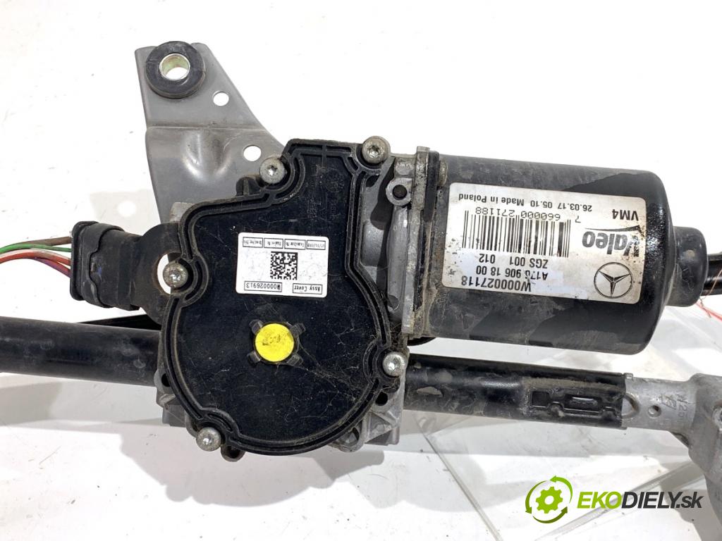 MERCEDES-BENZ CLA coupe coupe 2017 80 kW CLA 180 CDI / d (117.312) 1461 Mechanizmus stieračov predný A1769061800 (Motorček stieračov predný)