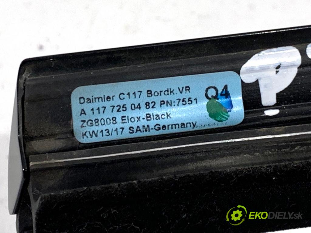 MERCEDES-BENZ CLA coupe coupe 2017 80 kW CLA 180 CDI / d (117.312) 1461 Lišta Sbírání: predný pravy A1177250482