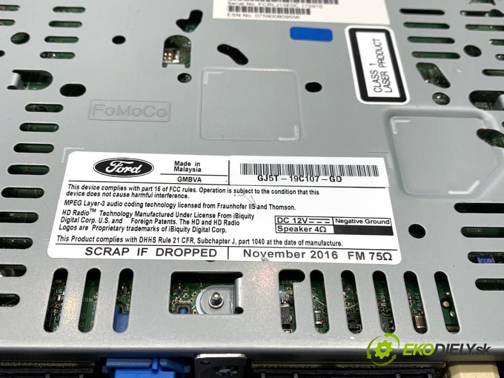 FORD USA ESCAPE III  2017 179 kW 2.0 179 kW [242 KM] 2017 - 2018 1983 RADIO GJ5T-19C107-GD (Audio zariadenie)
