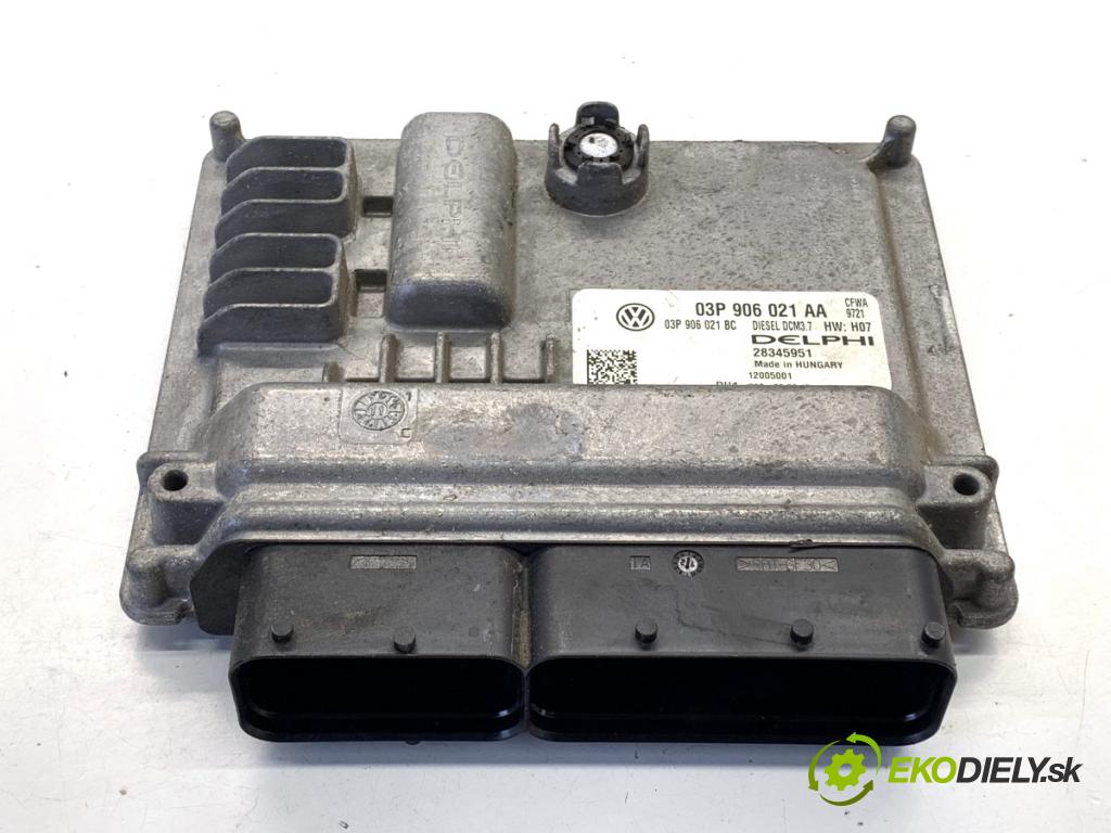 SEAT IBIZA IV coupe 2012 55 kW 1.2 TDI 1199 riadiaca jednotka Motor 03P906021AA (Riadiaca jednotka)