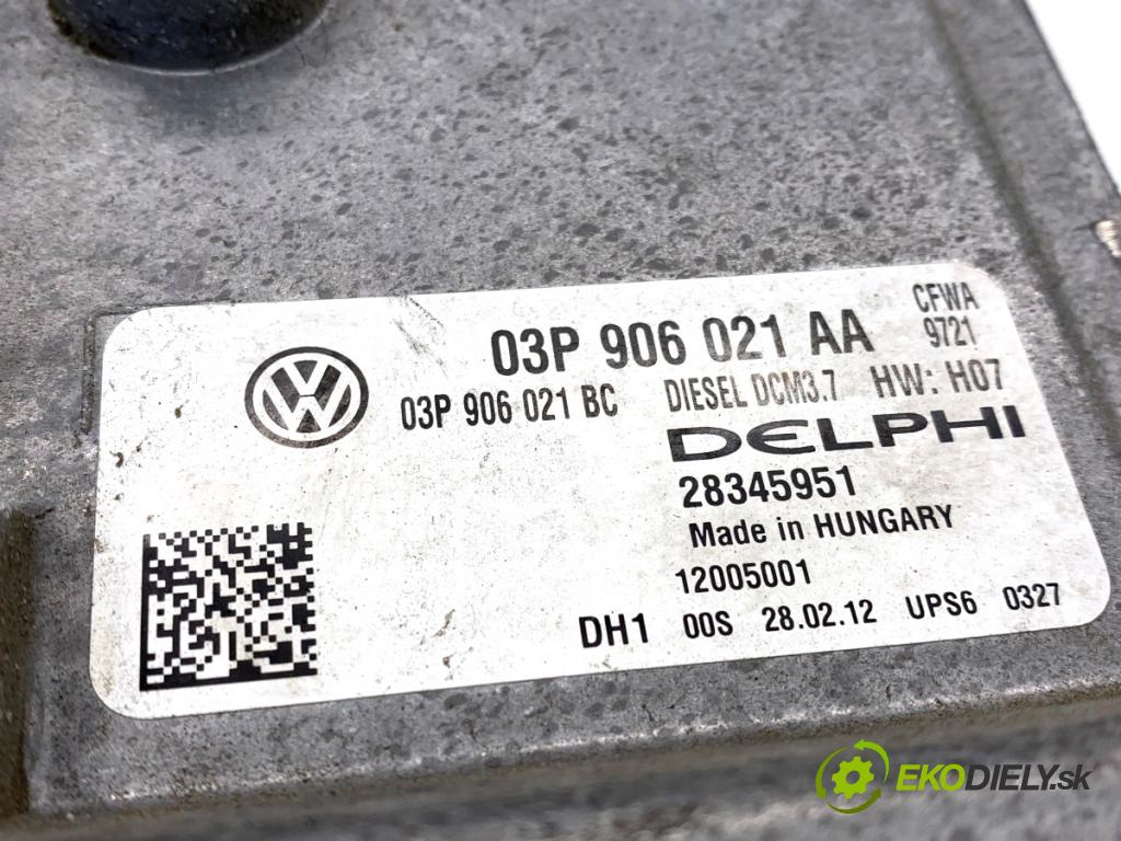 SEAT IBIZA IV coupe 2012 55 kW 1.2 TDI 1199 riadiaca jednotka Motor 03P906021AA (Riadiaca jednotka)