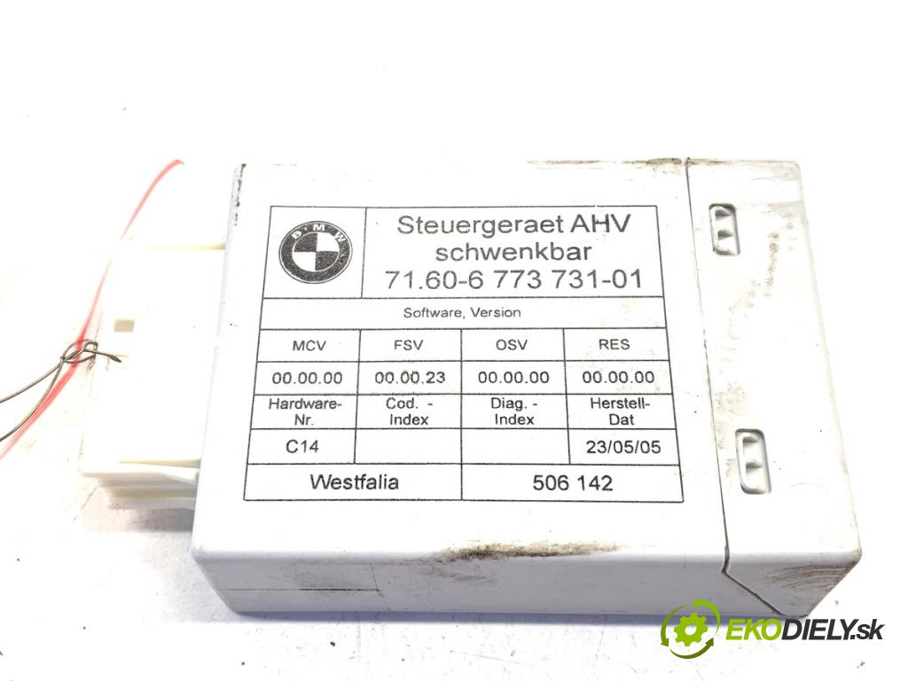 BMW E90 sedan 2005 95 kW 318 i 1995 modul tažného oka 6773731 (Řídící jednotka ostatní)