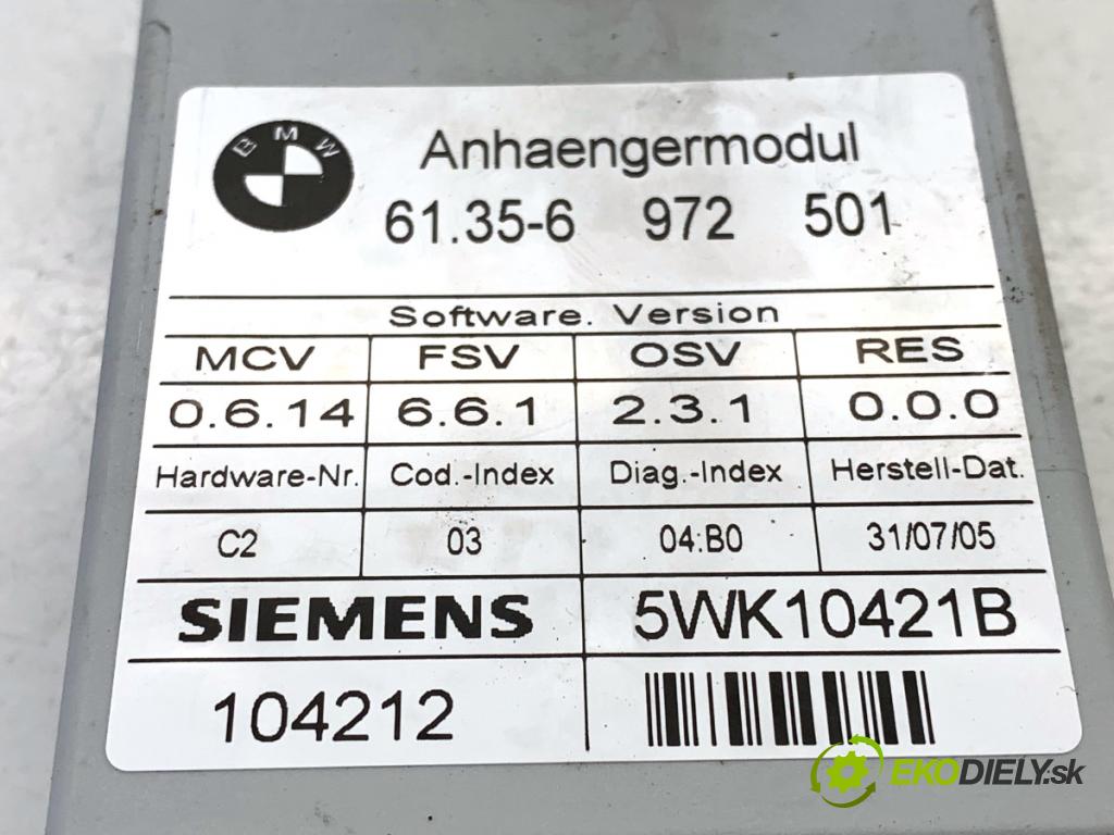 BMW E90 sedan 2005 95 kW 318 i 1995 modul tažného oka 6972501 (Řídící jednotka ostatní)
