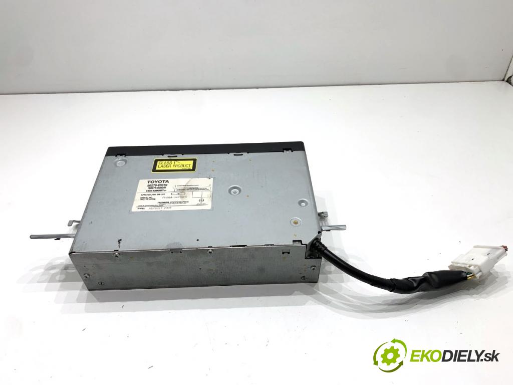 TOYOTA LAND CRUISER J12 samochód terenowy zamknięty 2006 127 kW 3.0 D-4D (KDJ120, KDJ125, KDJ121) 2982 měnič CD 86270-60070 (CD měnič)