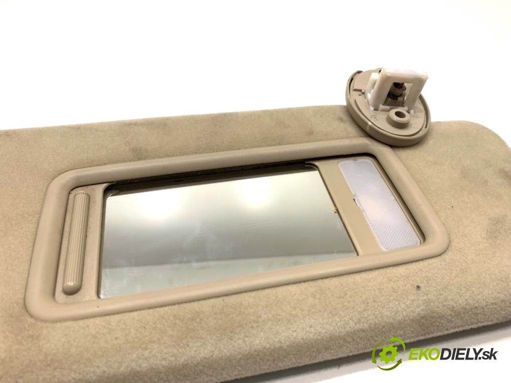 TOYOTA LAND CRUISER J12 samochód terenowy zamknięty 2006 127 kW 3.0 D-4D (KDJ120, KDJ125, KDJ121) 2982 Clona slnečná pravy