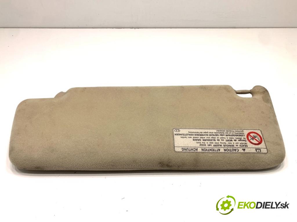 TOYOTA LAND CRUISER J12 samochód terenowy zamknięty 2006 127 kW 3.0 D-4D (KDJ120, KDJ125, KDJ121) 2982 Clona slnečná pravy