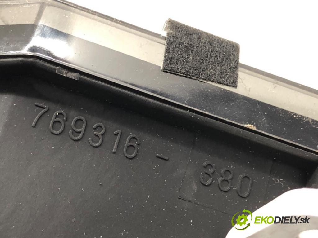 TOYOTA LAND CRUISER J12 samochód terenowy zamknięty 2006 127 kW 3.0 D-4D (KDJ120, KDJ125, KDJ121) 2982 Prístrojovka 769316-380 769314-320 (Prístrojová doska)