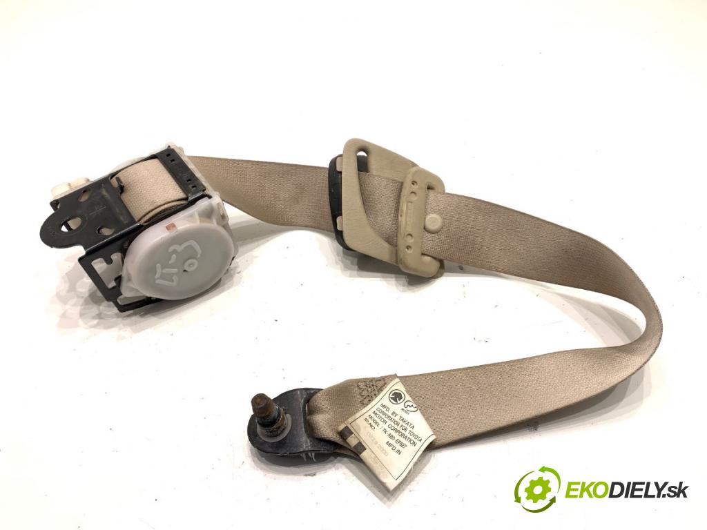 TOYOTA LAND CRUISER J12 samochód terenowy zamknięty 2006 127 kW 3.0 D-4D (KDJ120, KDJ125, KDJ121) 2982 Držiak BEZPEČNOSŤ ľavy zad tretí rad TK-AB0-EF627