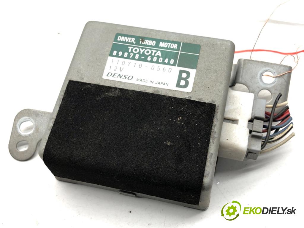 TOYOTA LAND CRUISER J12 samochód terenowy zamknięty 2006 127 kW 3.0 D-4D (KDJ120, KDJ125, KDJ121) 2982 Modul Riadiaca jednotka 89878-60040 (Riadiaca jednotka ostatné)