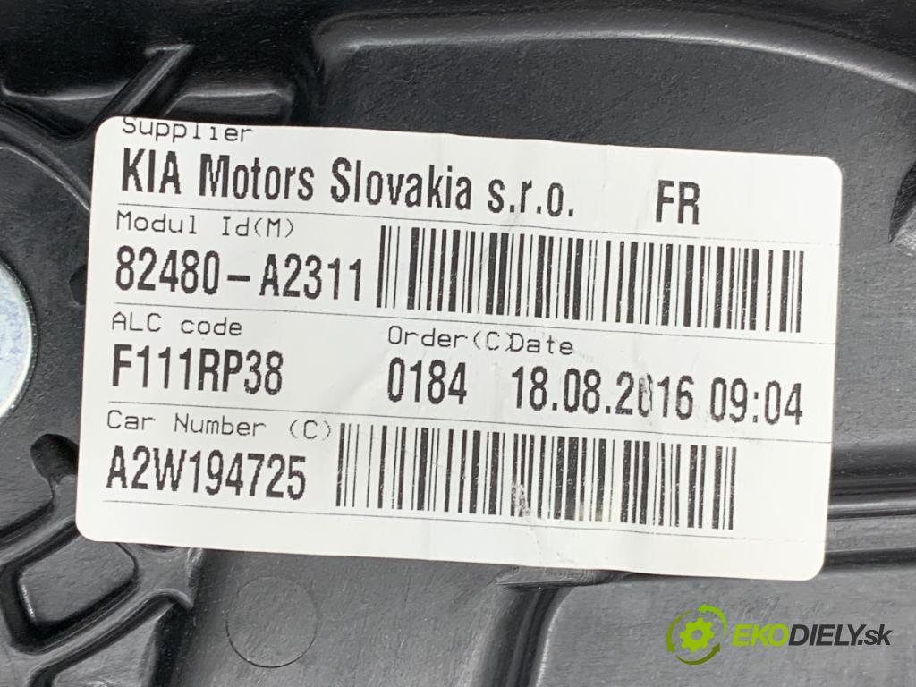 KIA CEED Kombi 2016 100 kW 1.6 CRDi 136 1582 Mechanizmus okna pravy predný 82460-A2010