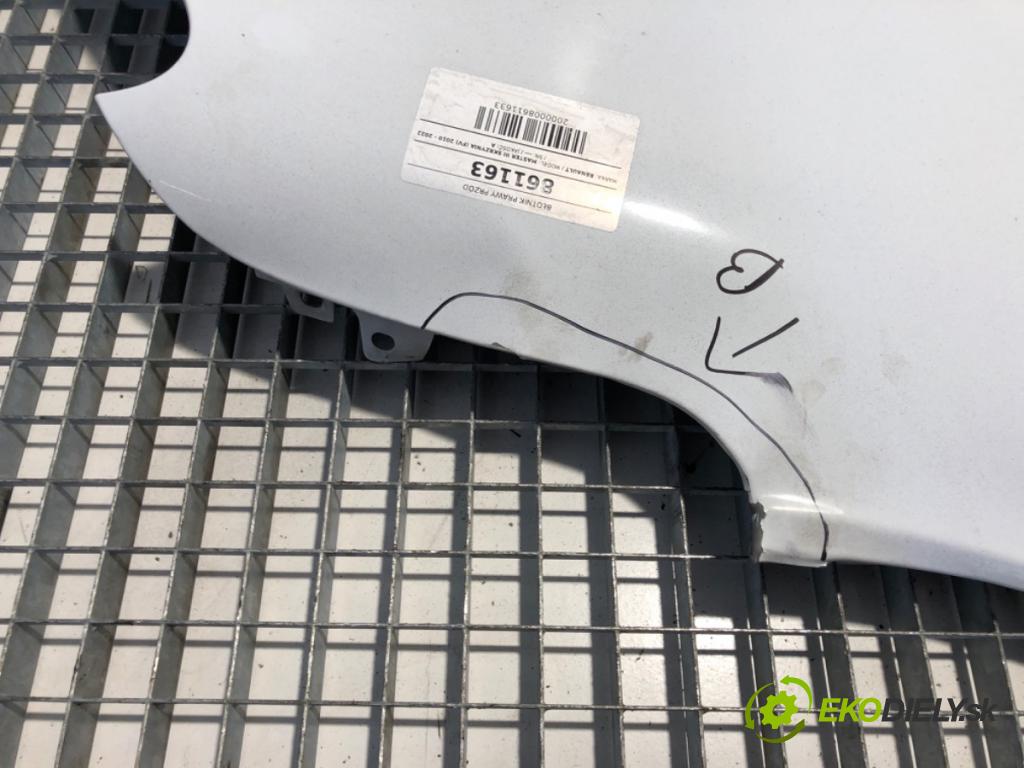 RENAULT MASTER III Skrzynia 2021 120 kW 2.3 dCi 165 FWD (FV0P, FV0U, FV11, FV12) 2298 blatník pravý přední část