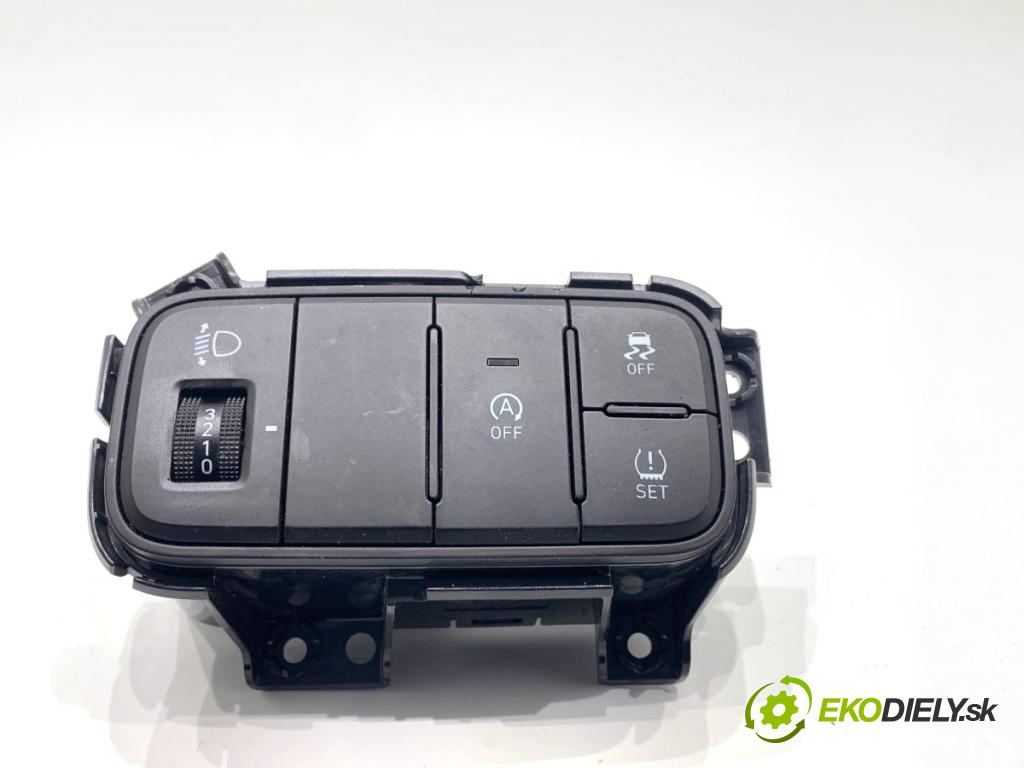HYUNDAI i20 III liftback 2020 62 kW 1.2 1197 přepínač nastavení světel 93700Q0010 (Páčky pod volantem)
