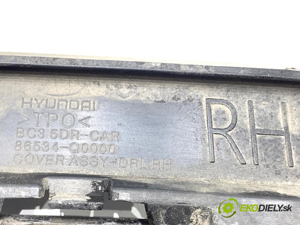 HYUNDAI i20 III liftback 2020 62 kW 1.2 1197 Mriežky nárazníka pravy predný 86534-Q0000