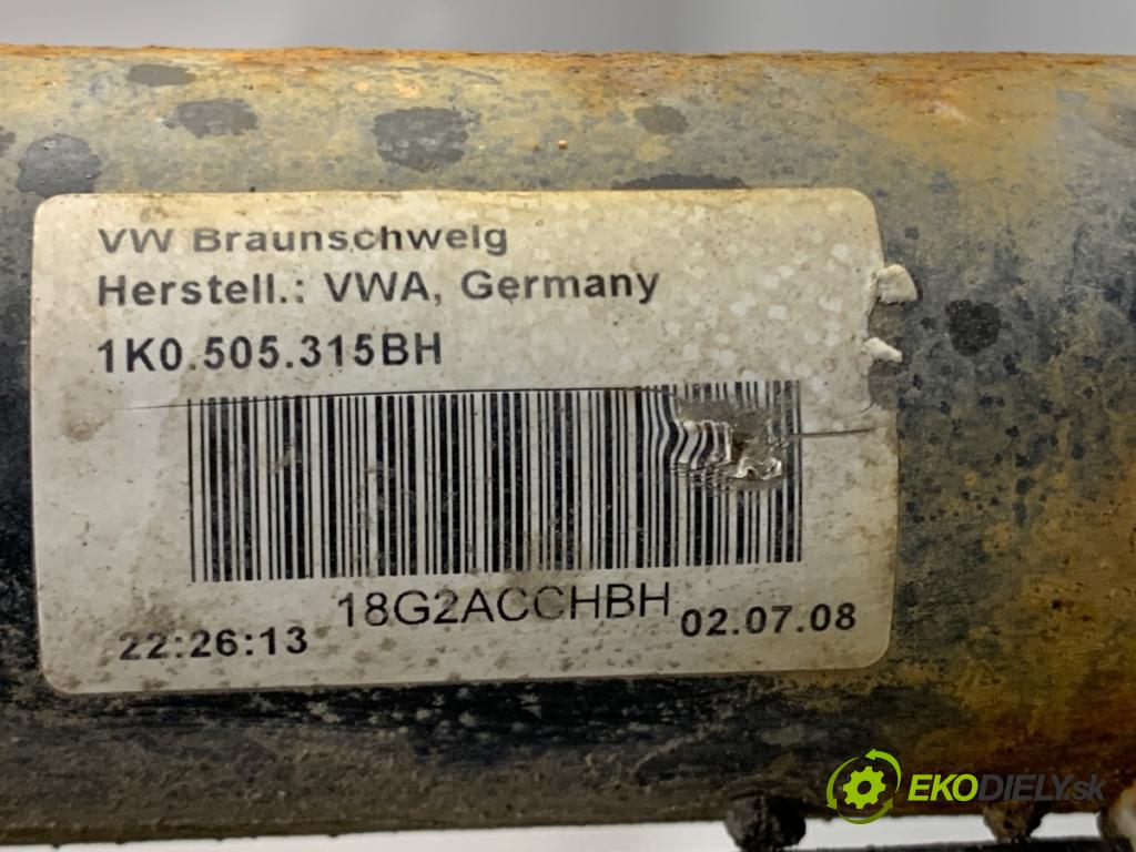 VW GOLF V liftback 2008 103 kW 1.4 TSI 1390 výztuha zadní část
