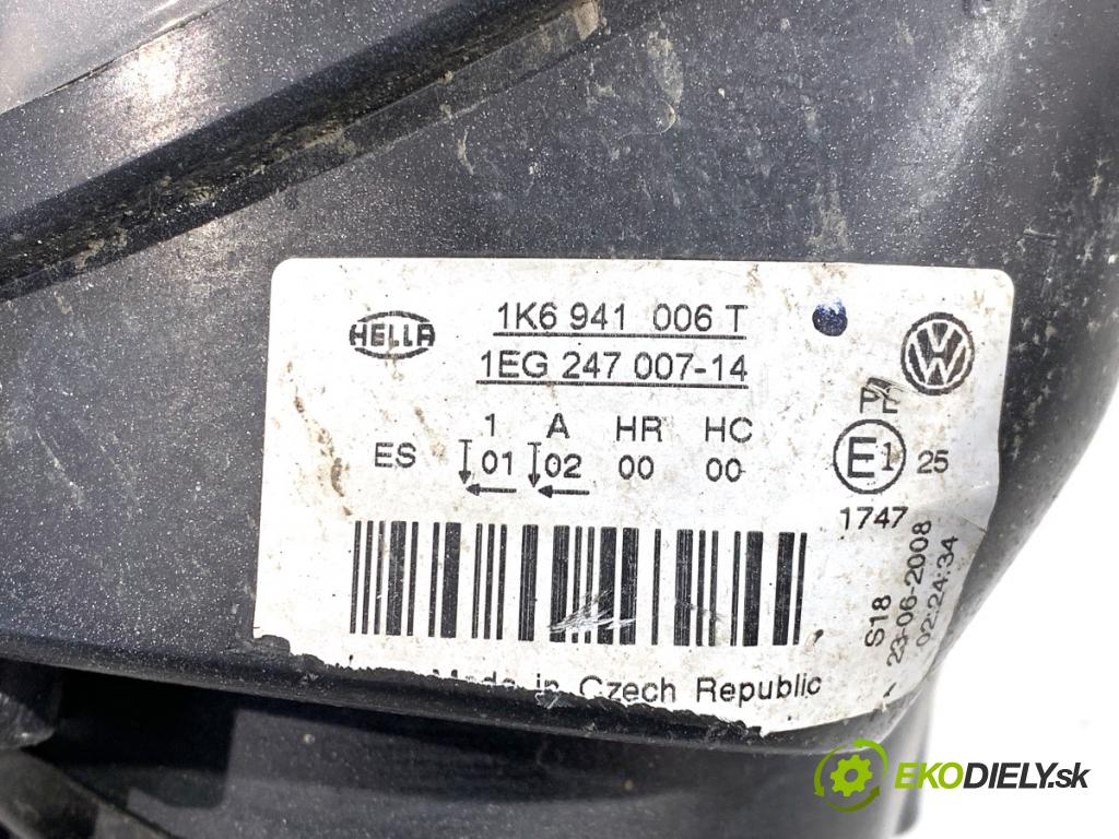 VW GOLF V liftback 2008 103 kW 1.4 TSI 1390 Svetlomet pravy predný 1K6941006T