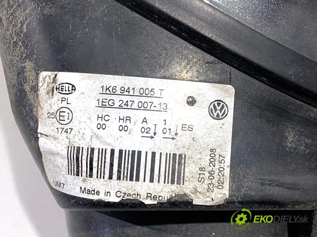 VW GOLF V liftback 2008 103 kW 1.4 TSI 1390 Svetlomet ľavy predný 1K6941005T