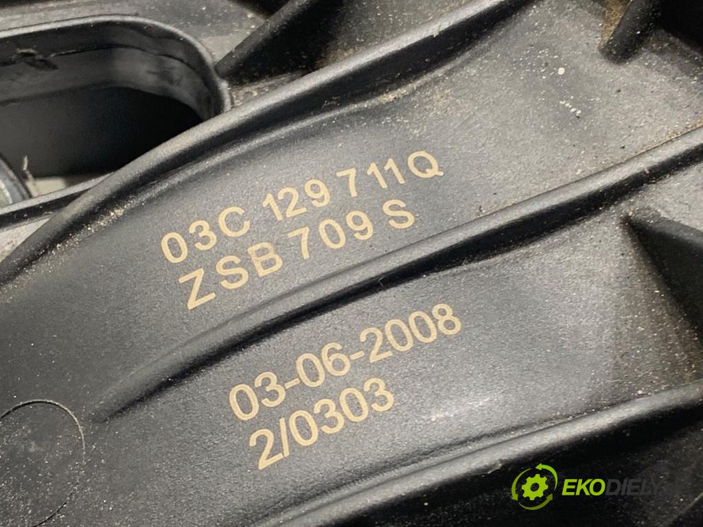 VW GOLF V liftback 2008 103 kW 1.4 TSI 1390 Potrubie sacie, sanie 03C129711Q (Sacie potrubie)