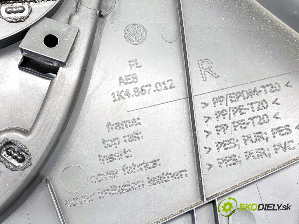 VW GOLF V liftback 2008 103 kW 1.4 TSI 1390 čalúnenie Dvere pravy predný