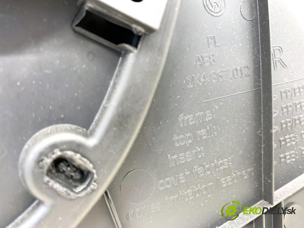 VW GOLF V liftback 2008 103 kW 1.4 TSI 1390 čalúnenie Dvere pravy predný